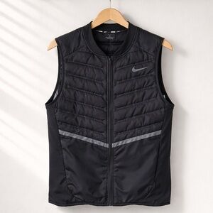 Nike Aeroloft 800 Lightweight Running Vest Black Women Gorpcore Pickleball Sport